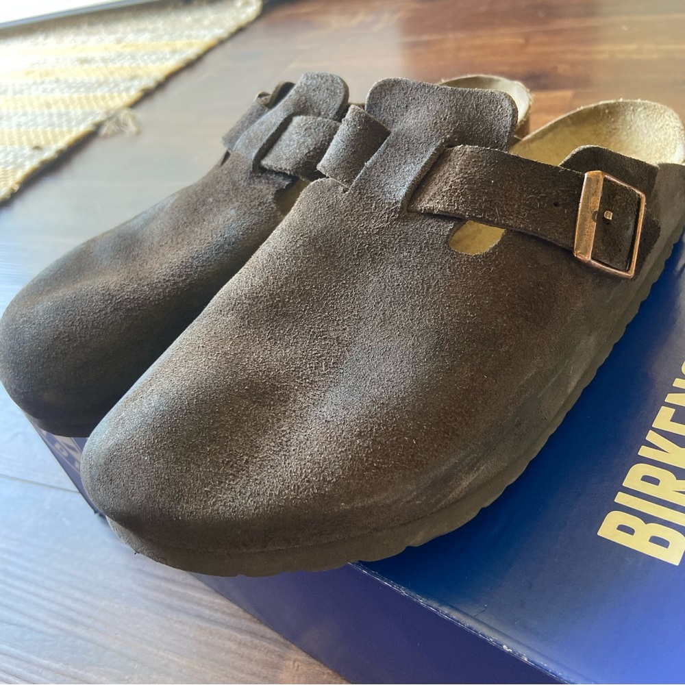 π₯CLOSET CLEAR OUTπ₯Birkenstock Boston Clogs + Arizona Sandals Lot with 2 Boxes - Picture 3 of 16